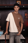 Apart - Off white / Brown - T-Shirt