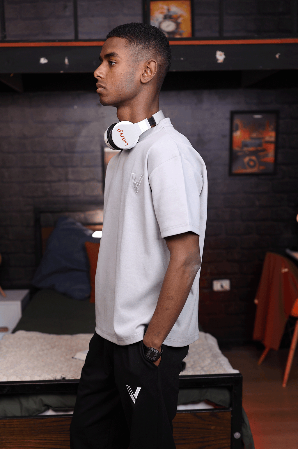 Recall - Ash Grey - T-Shirt